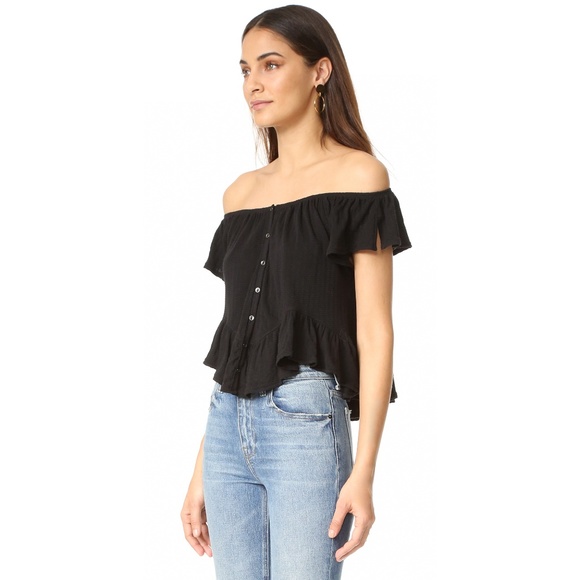 Free People Tops - Free People | We The Free | Mint Julep Tee Black